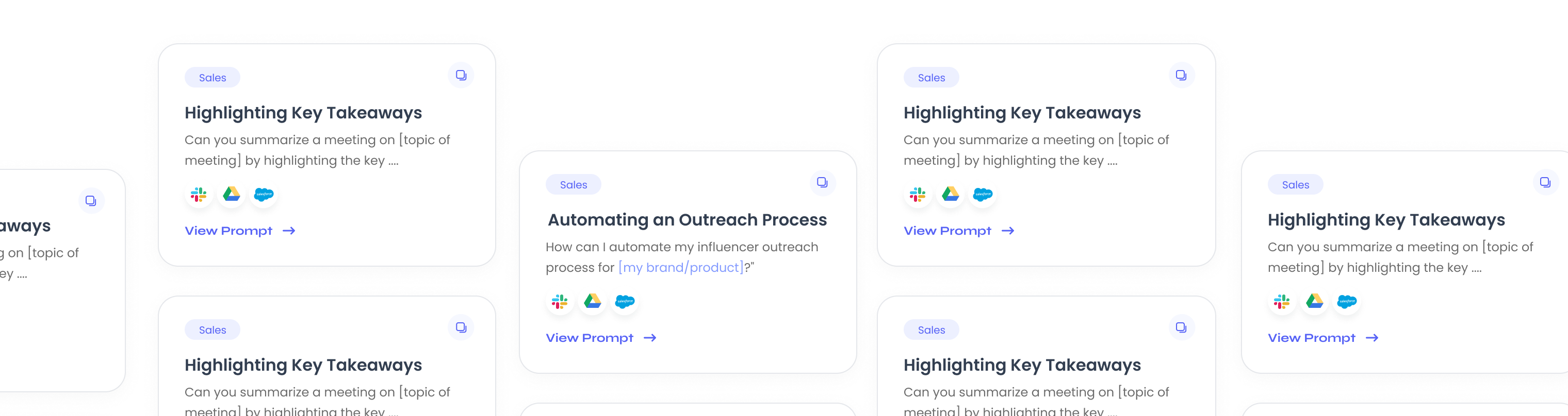 Prompt library for SME and enterprise AI